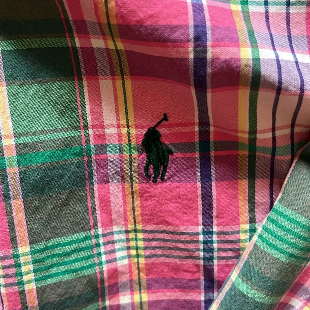 Ralph Lauren Multi Plaid Button Down Shirt